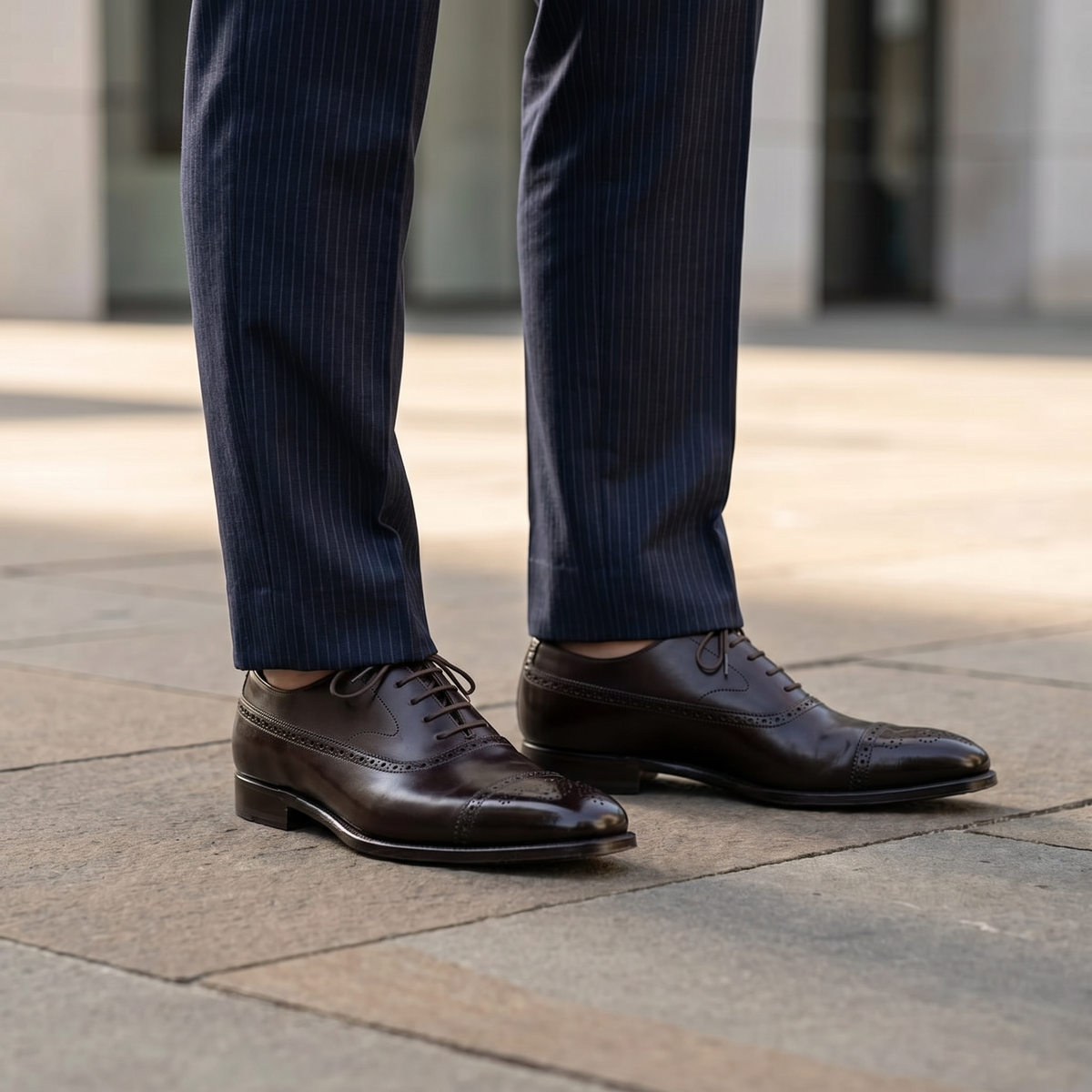 Leren Brogues voor Heren | Formele Veterschoenen