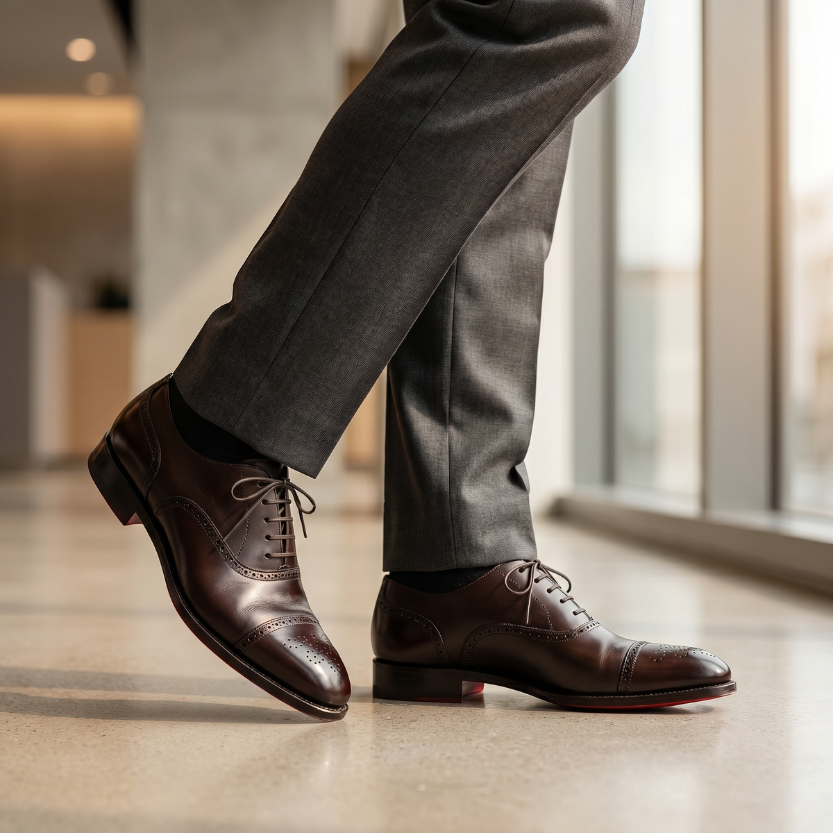 Leren Brogues voor Heren | Formele Veterschoenen