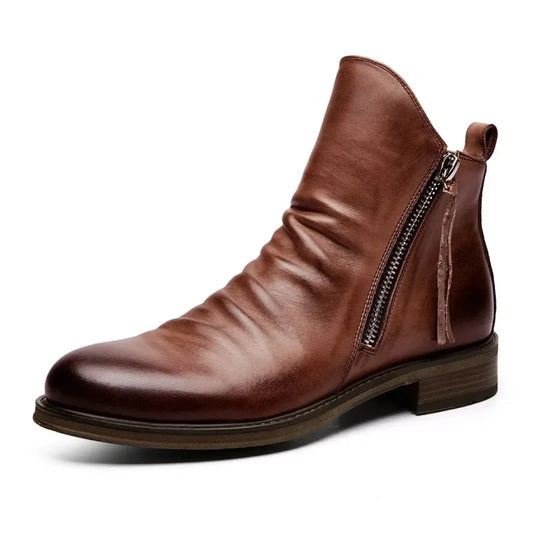 Leren chelsea boots