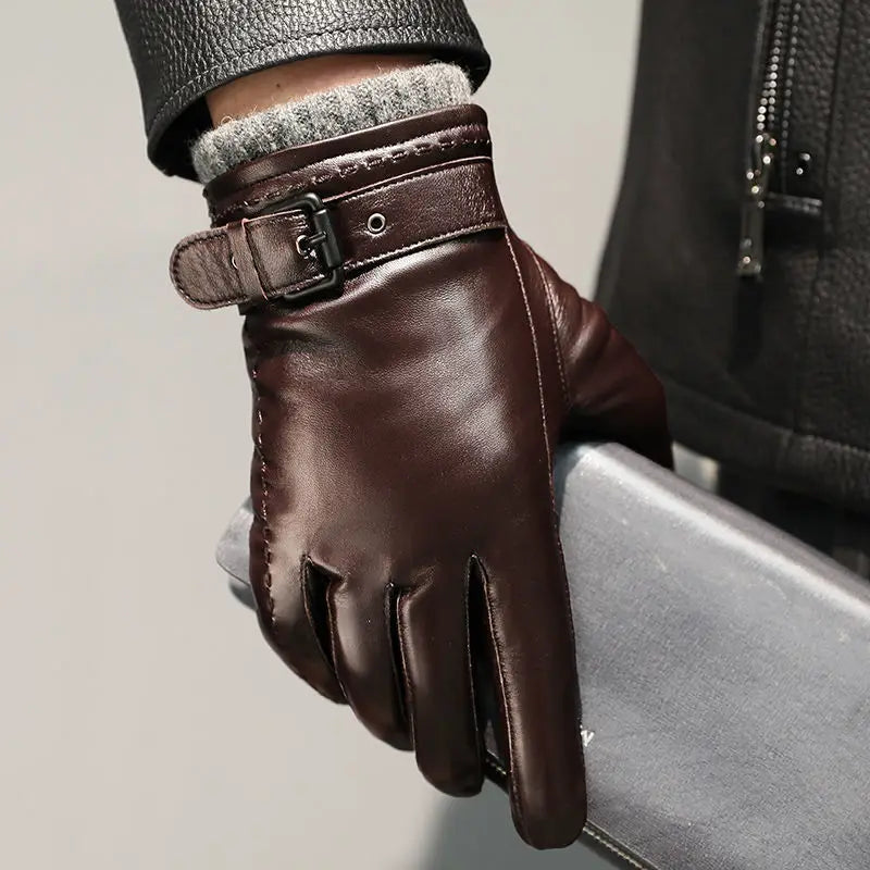 Leren handschoenen