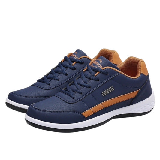 Leren herenschoenen met schokdempende zool