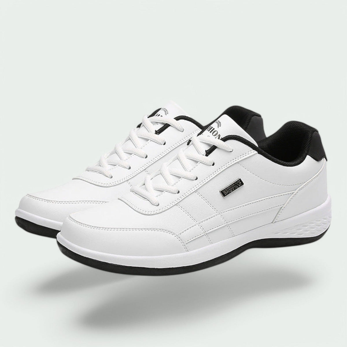 Leren herenschoenen met schokdempende zool
