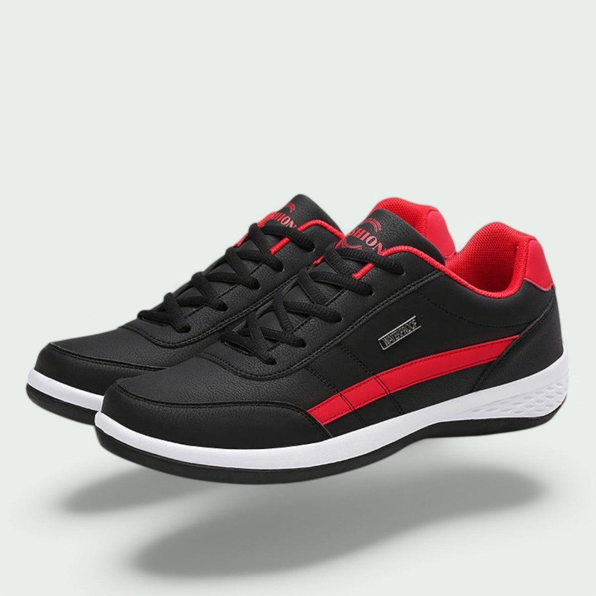 Leren herenschoenen met schokdempende zool