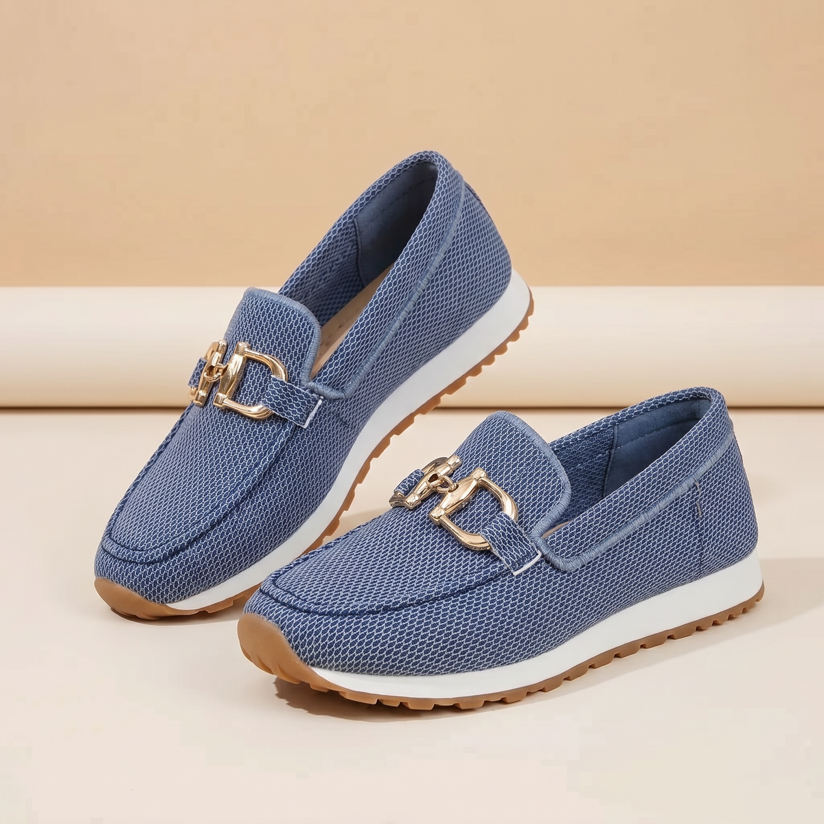Leren loafers voor dames | Comfortabele orthopedische loafers | Gevoerde ondersteuning