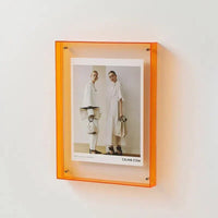 Levendig acryl displayframe – Moderne kleurrijke fotohouder