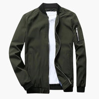 Licht bomberjack voor heren in slim fit voor de lente en zomer