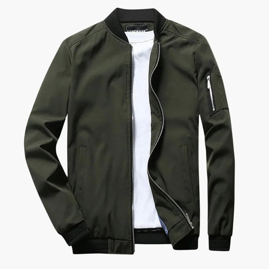 Licht bomberjack voor heren in slim fit voor de lente en zomer