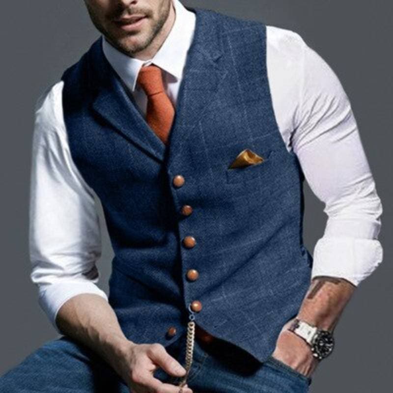 Licht gilet – Elegant ruitpatroon & dagelijkse kleding