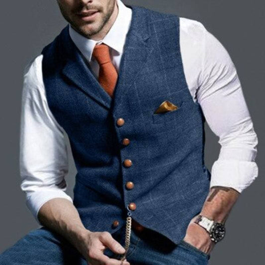 Licht gilet – Elegant ruitpatroon & dagelijkse kleding