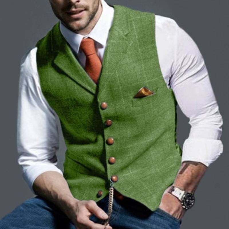 Licht gilet – Elegant ruitpatroon & dagelijkse kleding
