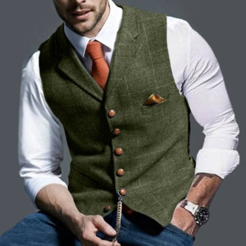 Licht gilet – Elegant ruitpatroon & dagelijkse kleding