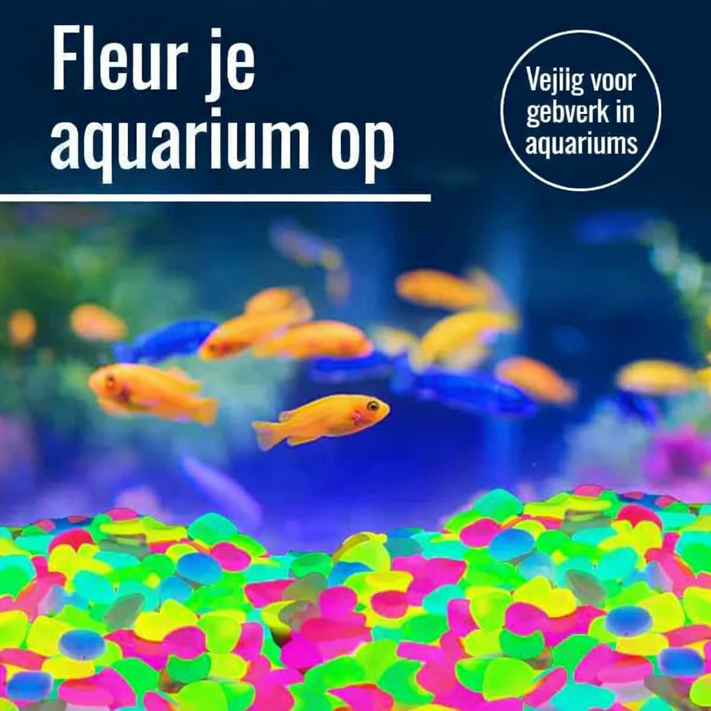 Lichtgevende kiezelstenen