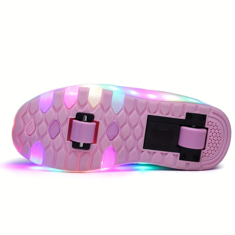 Lichtgevende rolsneakers voor kinderen die van bewegen houden
