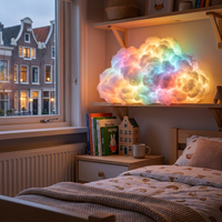 Lichtgevende wolk-tafellamp