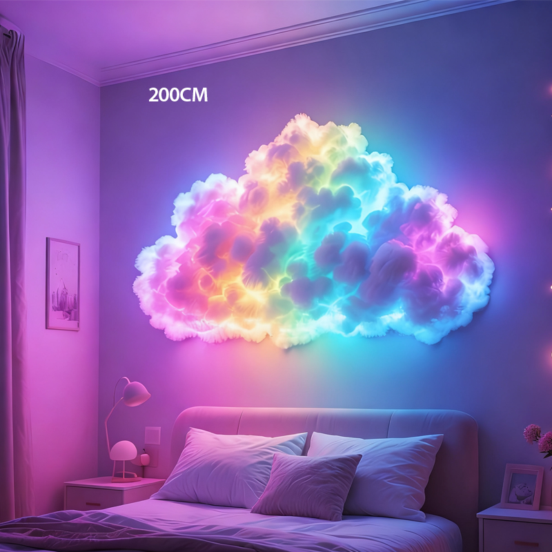 Lichtgevende wolk-tafellamp