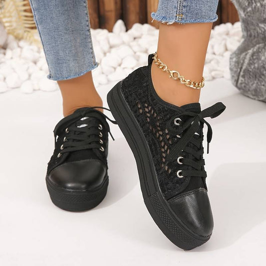 Lichtgewicht sneakers met details voor dames