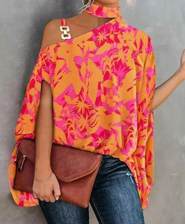 Losse katoenen blouse voor dames voor veelzijdig dagelijks gebruik