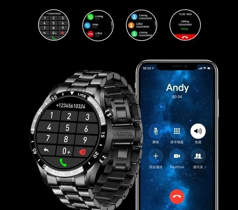 Luxe 4G Smartwatch - Stijlvol Design en Blijf Verbonden