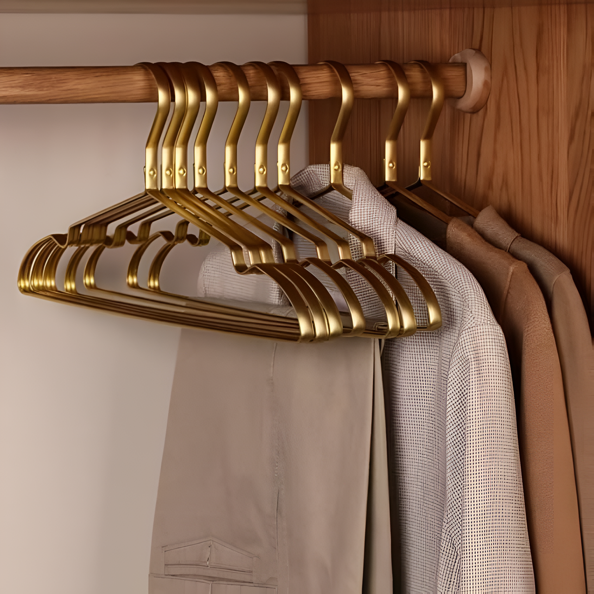 Luxe antislip kledinghangers
