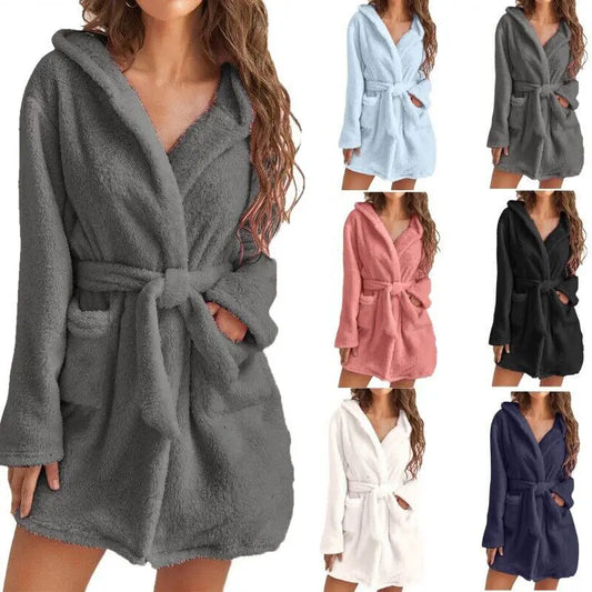 Luxe Fleece Badjas - Warm en Comfortabel voor Elk Moment