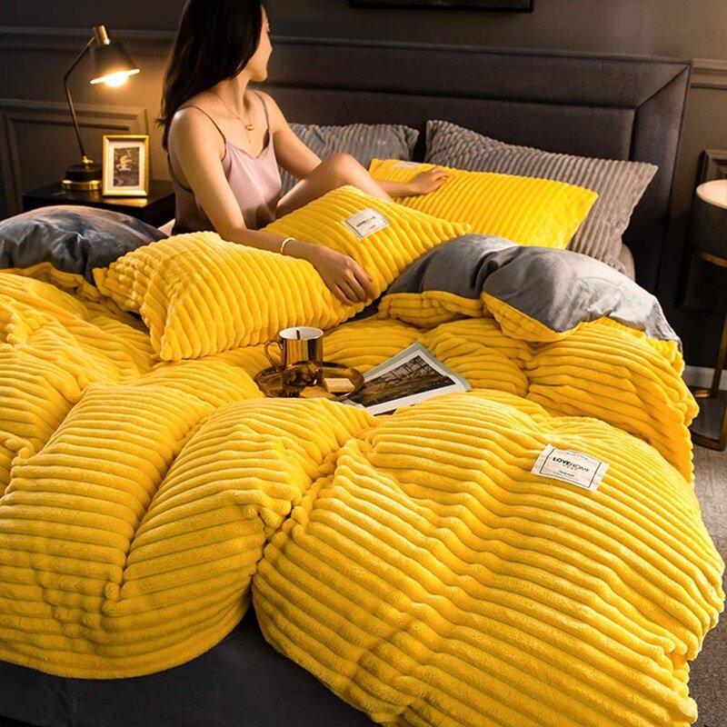 Luxe fleece dekbedovertrek – warmte en comfort voor de winter