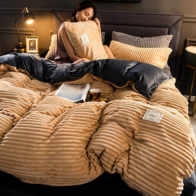 Luxe fleece dekbedovertrek – warmte en comfort voor de winter