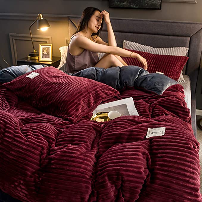 Luxe fleece dekbedovertrek – warmte en comfort voor de winter