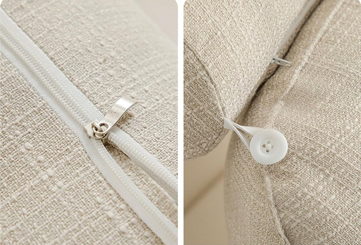 Luxe rugkussen – ergonomische rugsteun met verstelbare hoofdsteun en wasbare hoes
