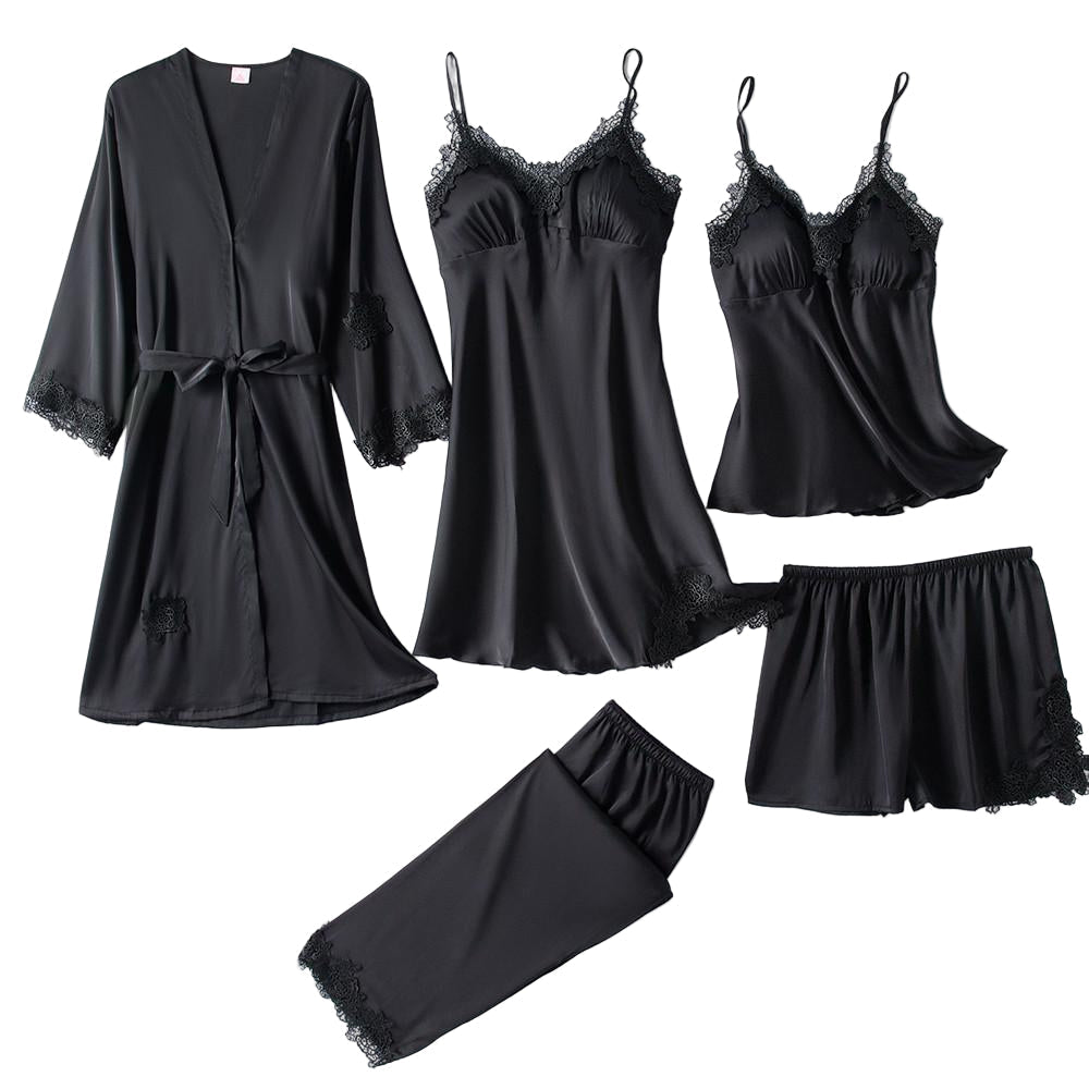 Luxe satijnen pyjamaset