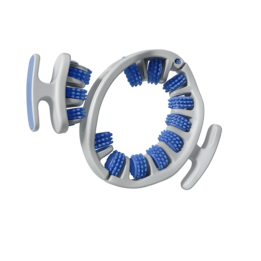 Lymfedrainage massageroller voor lipoedeem en cellulite