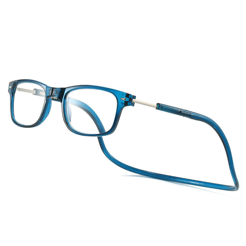 Magnetische leesbril om te hangen met blauwlichtfilter en verliesbescherming