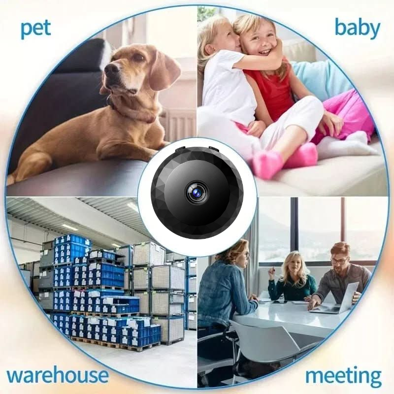 Magnetische mini-wifi-camera 1080P HD voor discrete bewaking