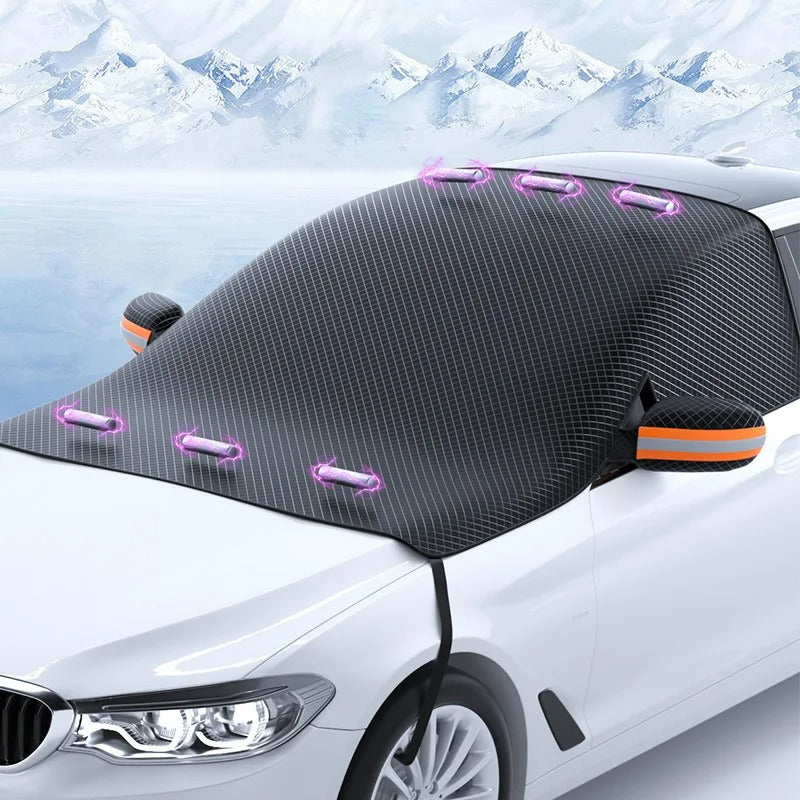 Magnetische sneeuwdeken voor de auto