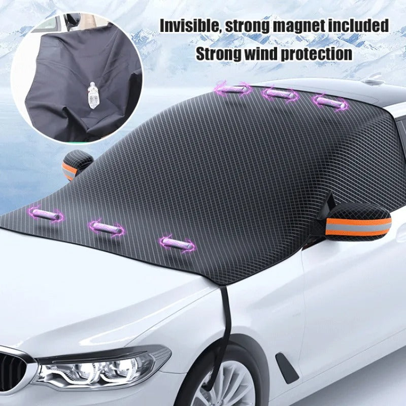 Magnetische sneeuwdeken voor de auto