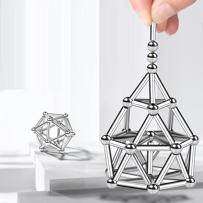 Magnetische stalen staafjes en bolletjes