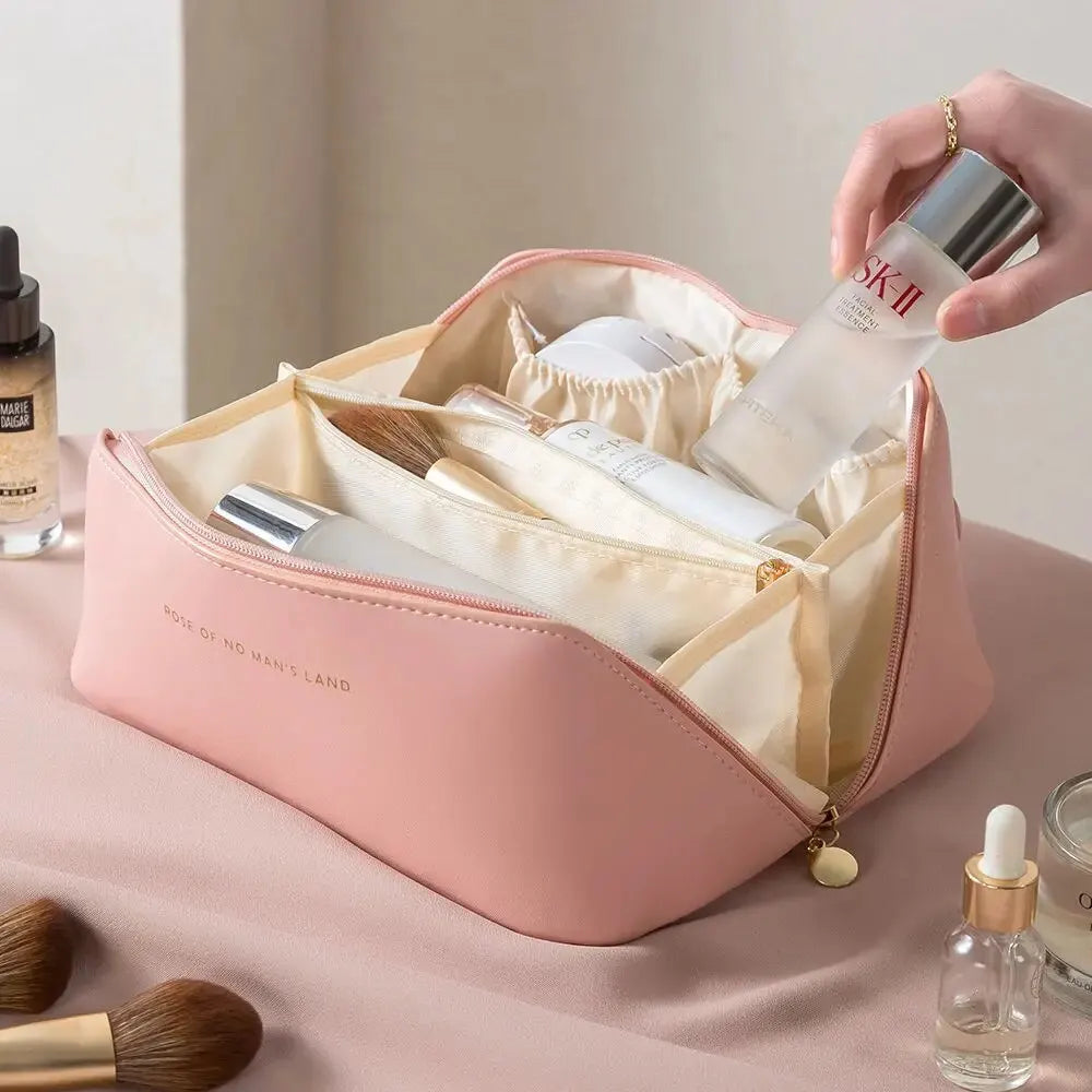 Make-up organizer met ritssluiting – Toilettas voor op reis
