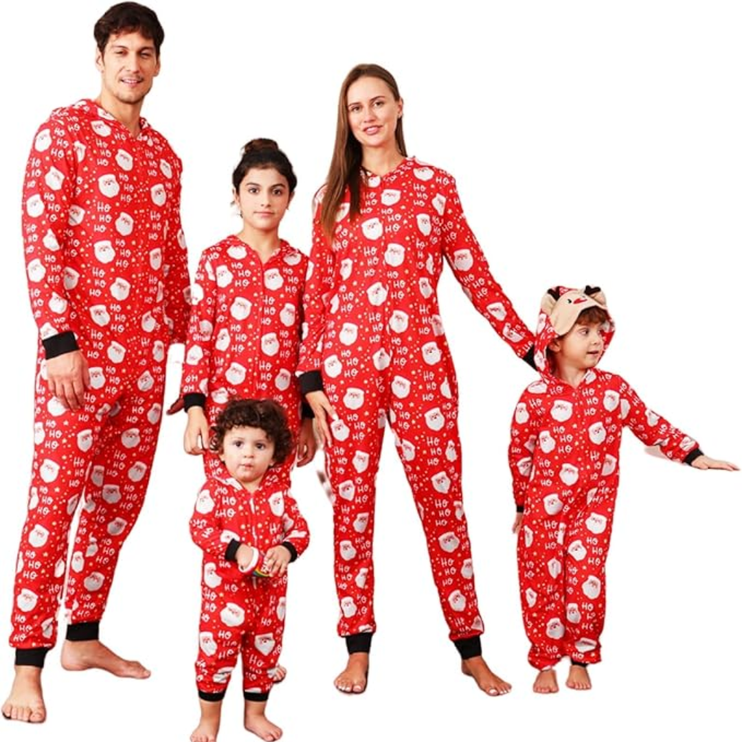 Matching kerstpyjama's voor het hele gezin