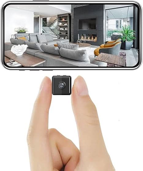 Mini-beveiligingscamera met bewegingsdetectie en app-bediening