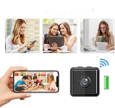 Mini-beveiligingscamera met bewegingsdetectie en app-bediening