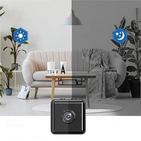 Mini-beveiligingscamera met bewegingsdetectie en app-bediening
