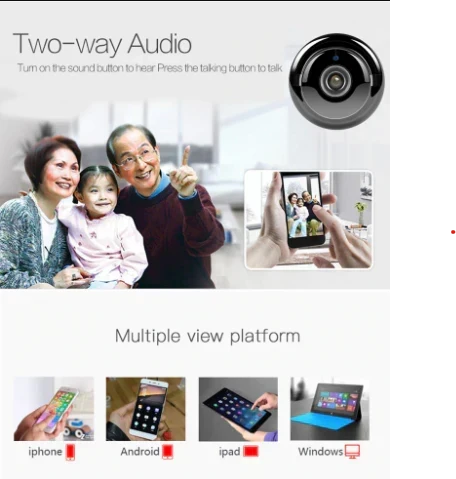 Mini wifi-camera - Thuisbeveiliging