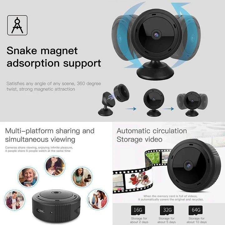 Mini wifi-camera - Thuisbeveiliging