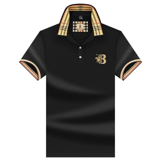 Modern poloshirt met korte mouwen en kraag voor heren
