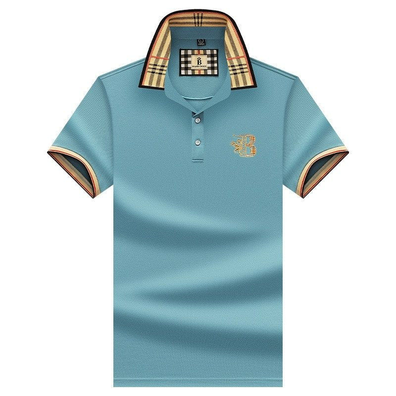 Modern poloshirt met korte mouwen en kraag voor heren