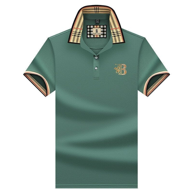 Modern poloshirt met korte mouwen en kraag voor heren