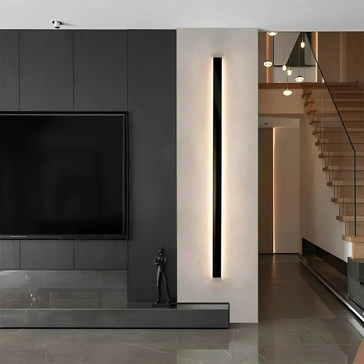 Moderne Buitenwandlamp van Aluminium met Achtergrondverlichting