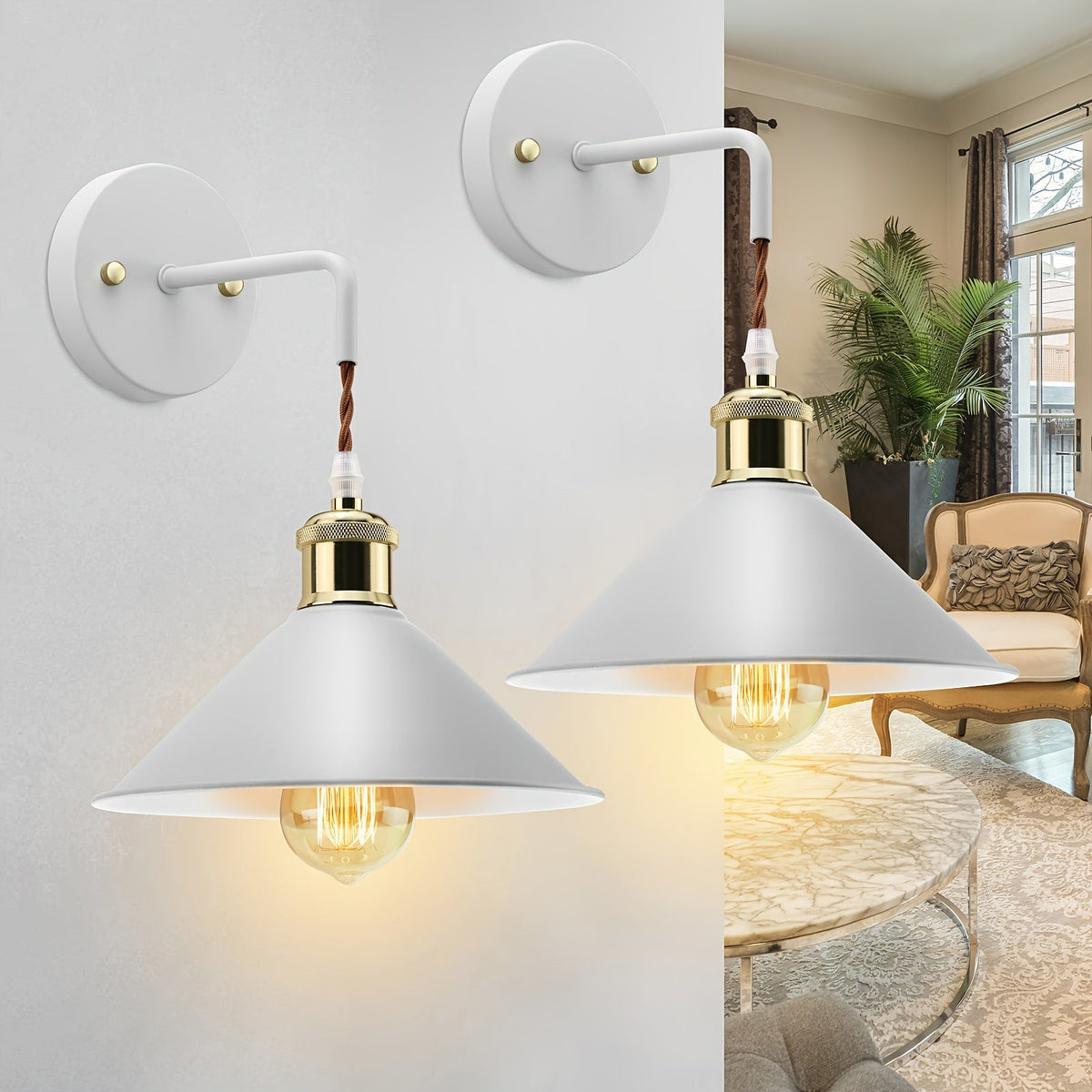 Moderne Metalen Wandlamp | Industriële Wandlamp met Oliegewreven Afwerking