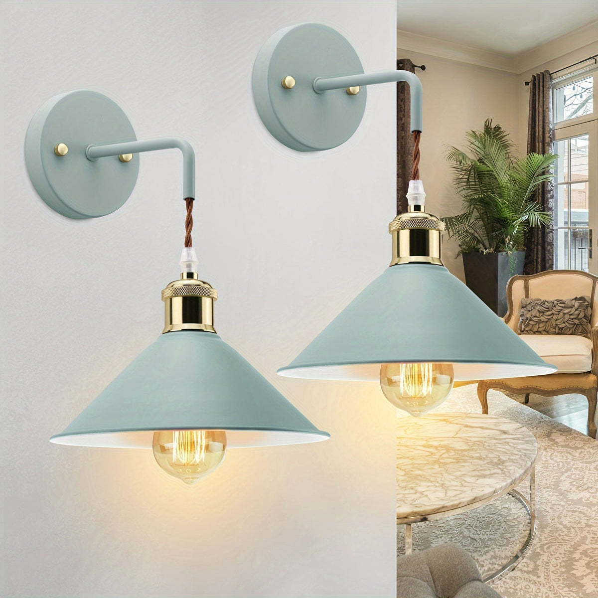 Moderne Metalen Wandlamp | Industriële Wandlamp met Oliegewreven Afwerking