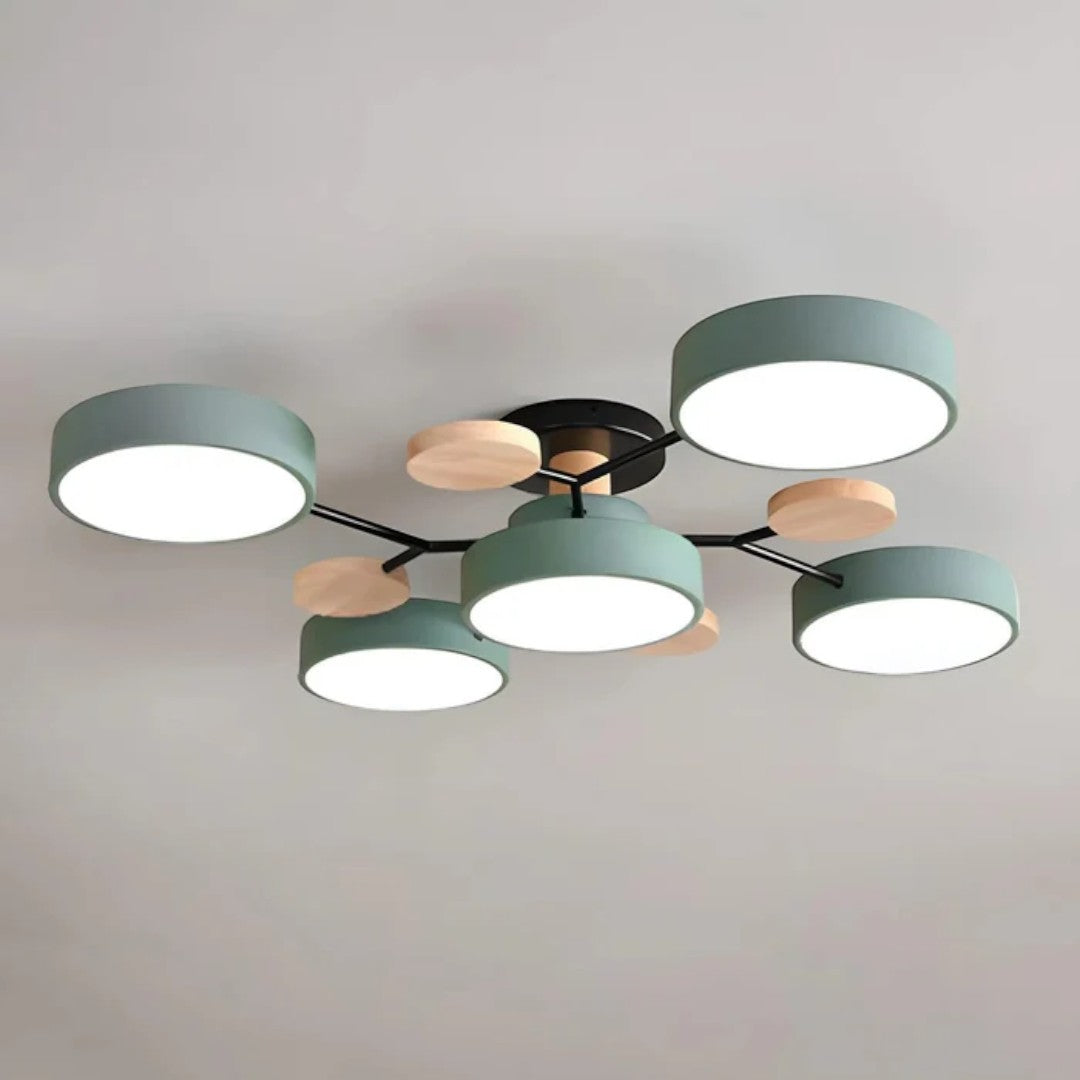 Moderne Ronde LED-Plafondlamp – Krachtige Verlichting met Meerdere Lichtbronnen