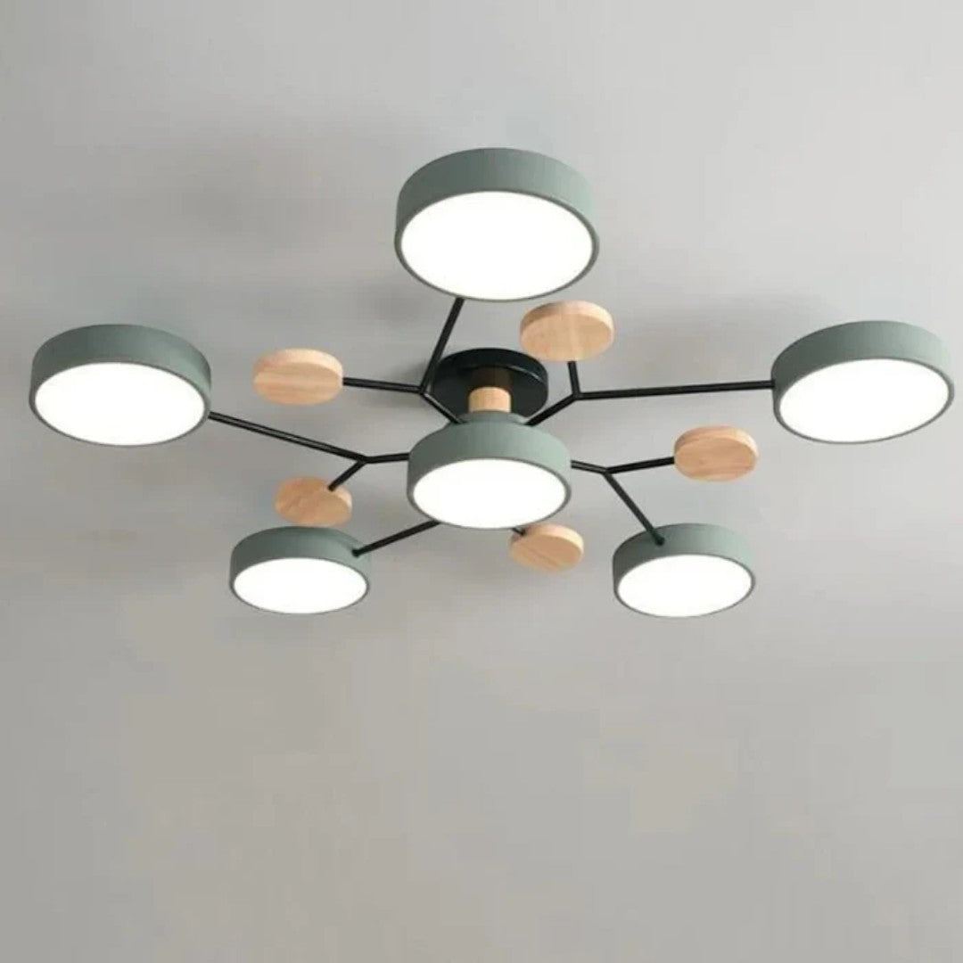 Moderne Ronde LED-Plafondlamp – Krachtige Verlichting met Meerdere Lichtbronnen